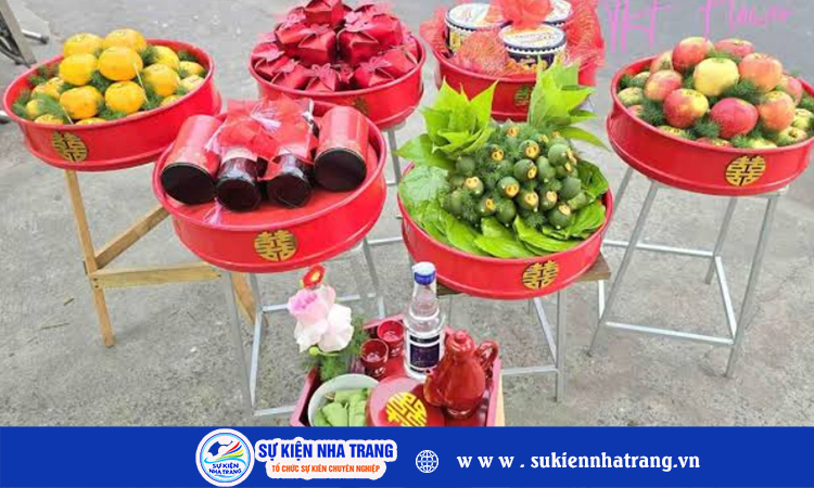 Cho thuê mâm quả cưới